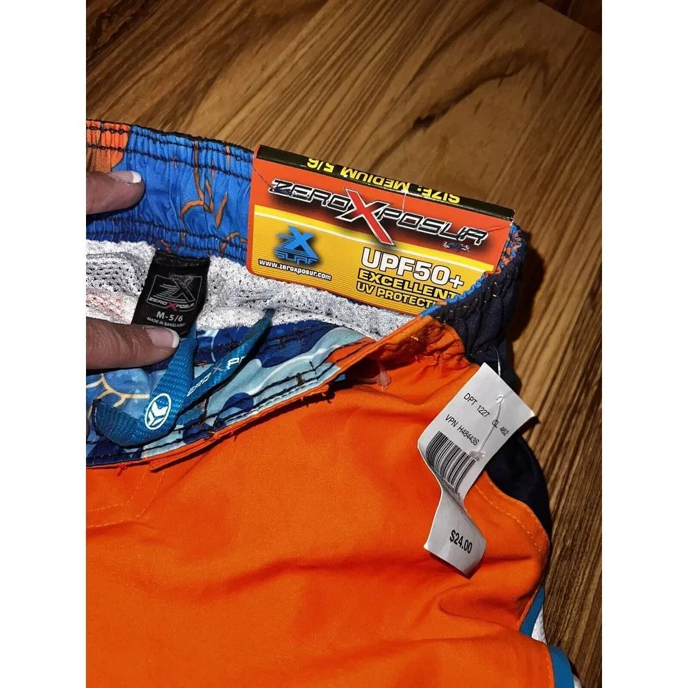 Disney Planes Avengers‎ TCP Zero Exposure Boys Swim Trunks Sz 5/6 Lot Of 3